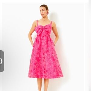 Lilly Pulitzer Pink Sleeveless Sundress for Weddings